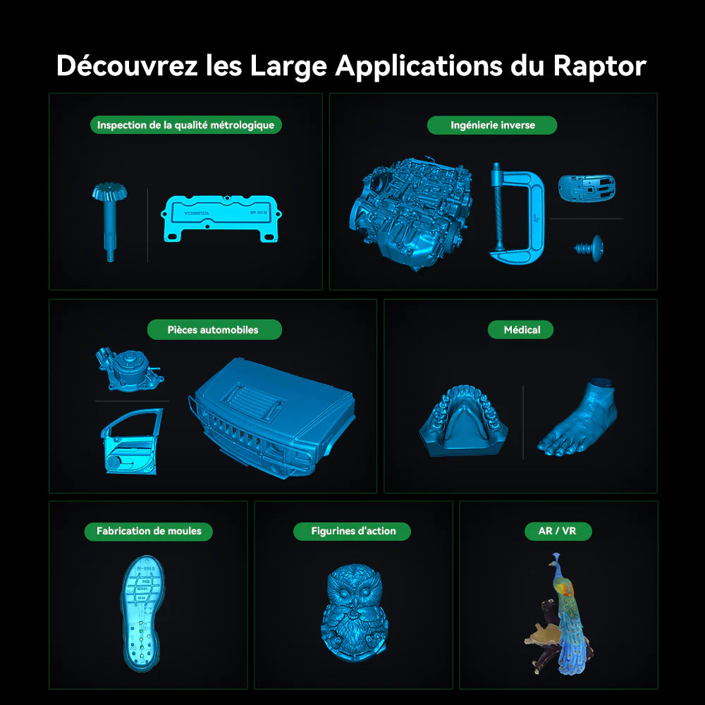 Scanner 3D Creality Raptor